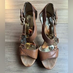 Michael Kors Brown Sandal Heels
